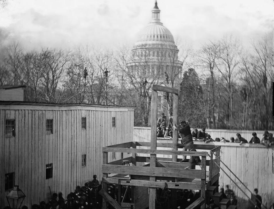 The execution of Captain Henry Wriz. 